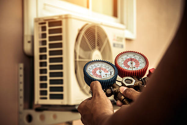 Professional Hvac technician working in West Jefferson, OH